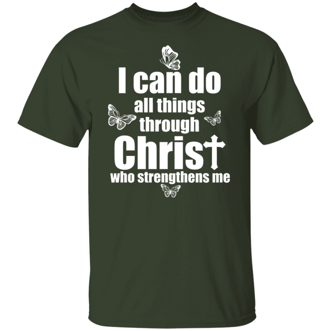 Best Bible Verses Shirts Online | All Things Through Christ Shirt ...
